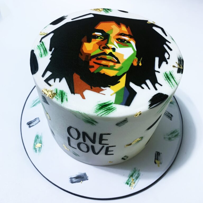 Young Bob Marley Cake